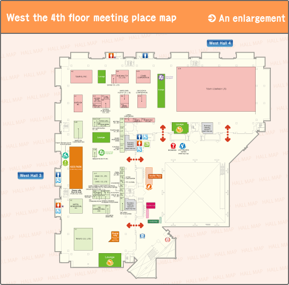 West the fourth floor meeting place map